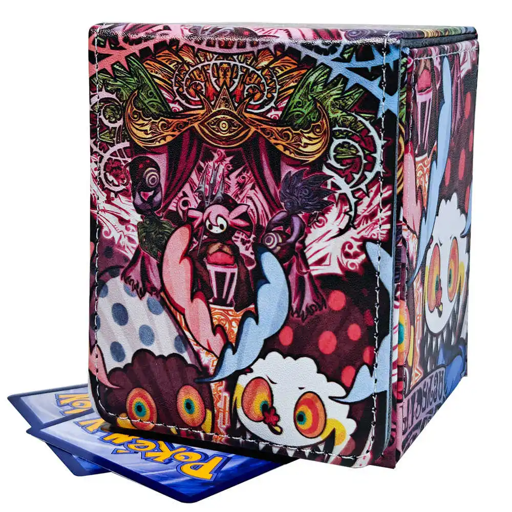

Diy New Madoka Magica Коробка для хранения карт Opcg Dtcg Ygo Ws Ptcg Kaname Madoka Кожаная коллекция карт Защитная коробка Подарочные игрушки