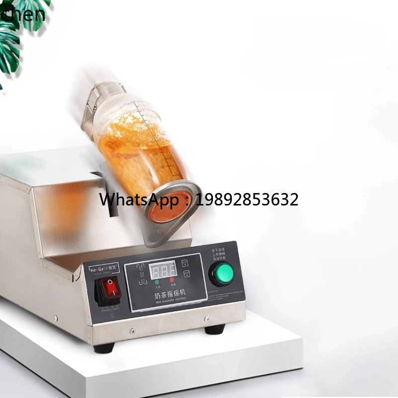 التجارية رئيس واحد الحليب الشاي شاكر الفولاذ المقاوم للصدأ آلة شاكر آلة كأس شاكر