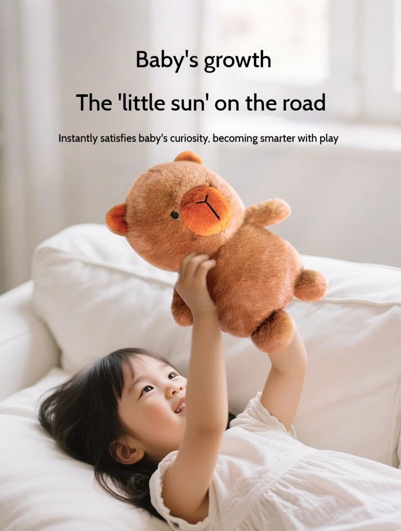 Interactief AI-sprekende knuffeldier - Slim knuffel met conversatiefuncties van de encyclopedie, rustgevende metgezel