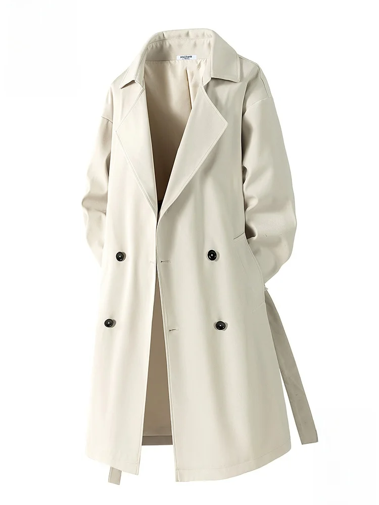 

Мужская куртка свободного кроя с длинными рукавами и воротником-стойкой, повседневная осенняя верхняя одежда из полиэстера, нейлона и композитного волокна