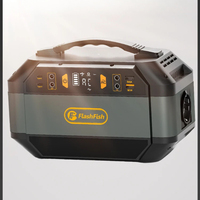 330W Solar Generator 288.6Wh Portable Power Station 78000mAh Large Capacity Battery with AC 230V for Outdoor Camping