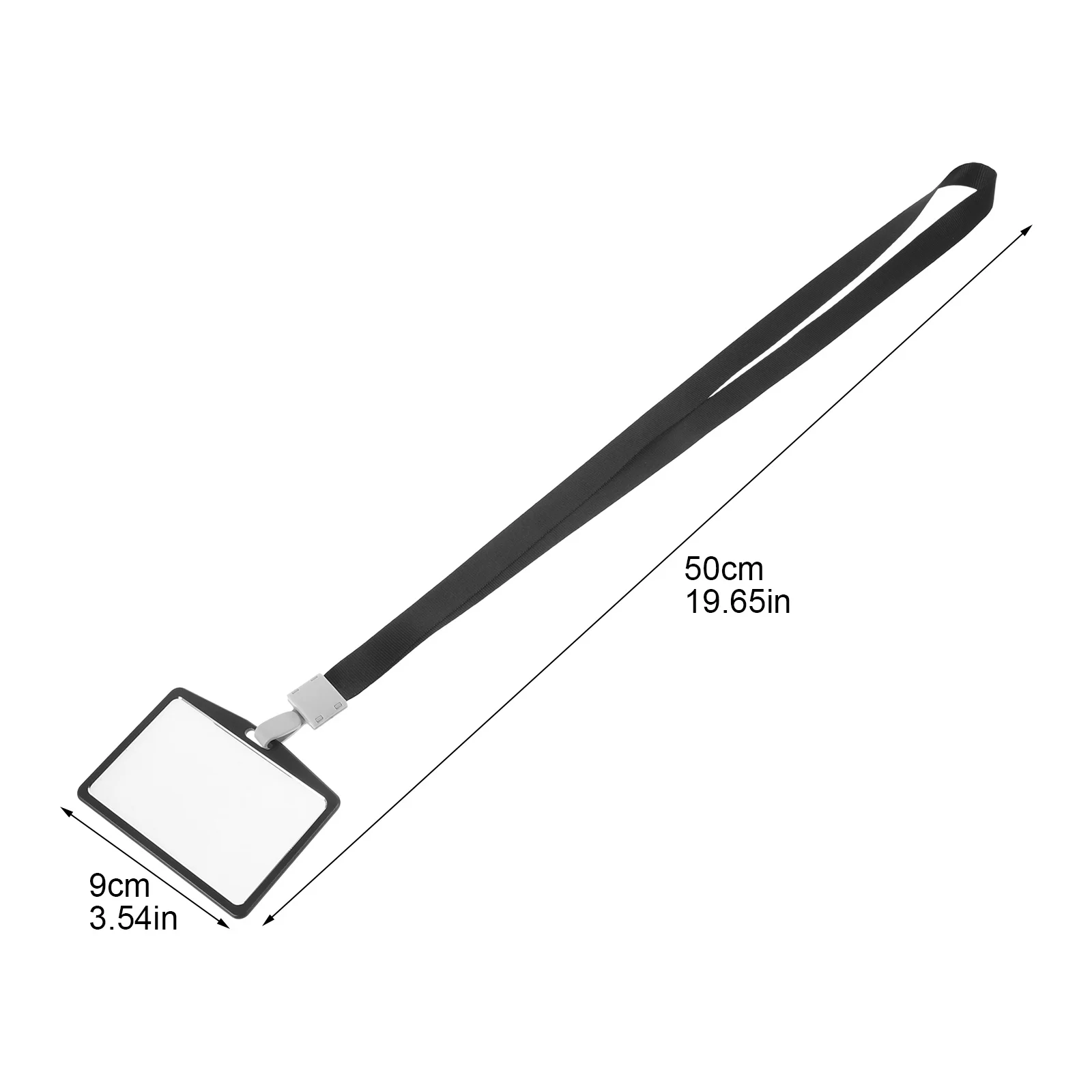1 مجموعة حامل بطاقة سبائك الألومنيوم انفصال الحبل معرف شارة غطاء للطلاب العمال الممرضات الأطباء استخدام مكتب المدرسة #6