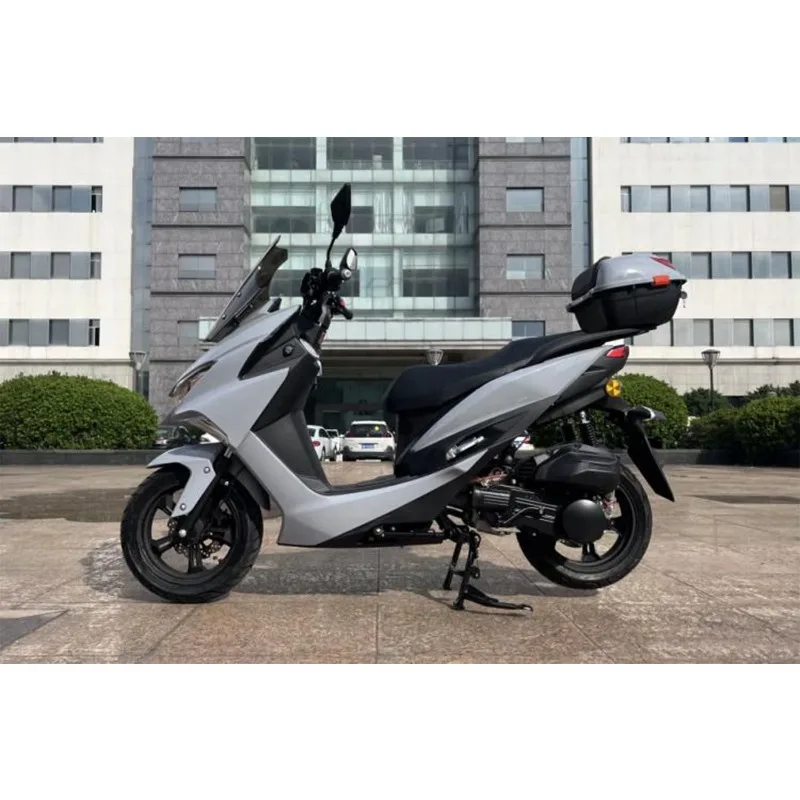 أحدث سكوتر غاز يورو 5 Plus 125cc لعام 2025 مع فرامل قرصية أمامية وخلفية 4 أشواط CBS EFI محفز حقيقي للدراجات النارية للحياة اليومية #4