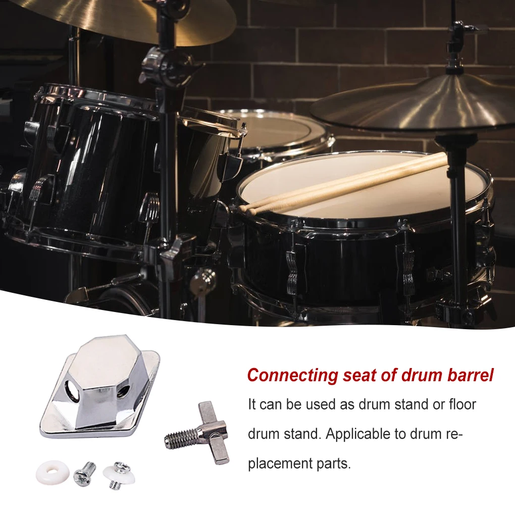 

3 Pieces Drum Floor Leg Bracket Removable Drums Components Accessories