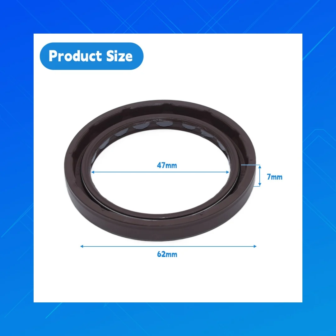 

High-quality fluororubber oil seal,47*62*7mm, BABSL10FX2 style oil seal, is a dependable option for hydraulic pump motors.