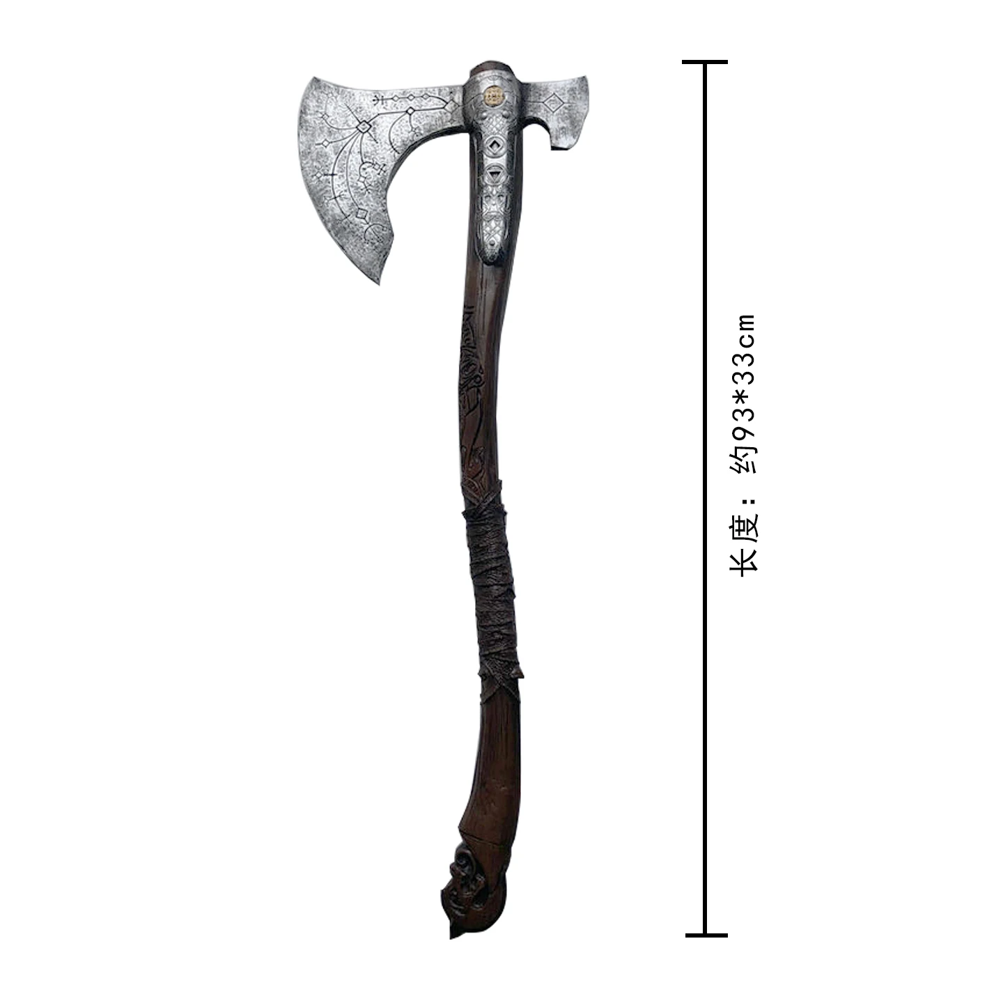 Cosplay 1:1 God of War 4 War Beast Axe Leviathan Pirate Ghost Axe Prop Weapons Role Playing Cos Axe PU Model  Prop