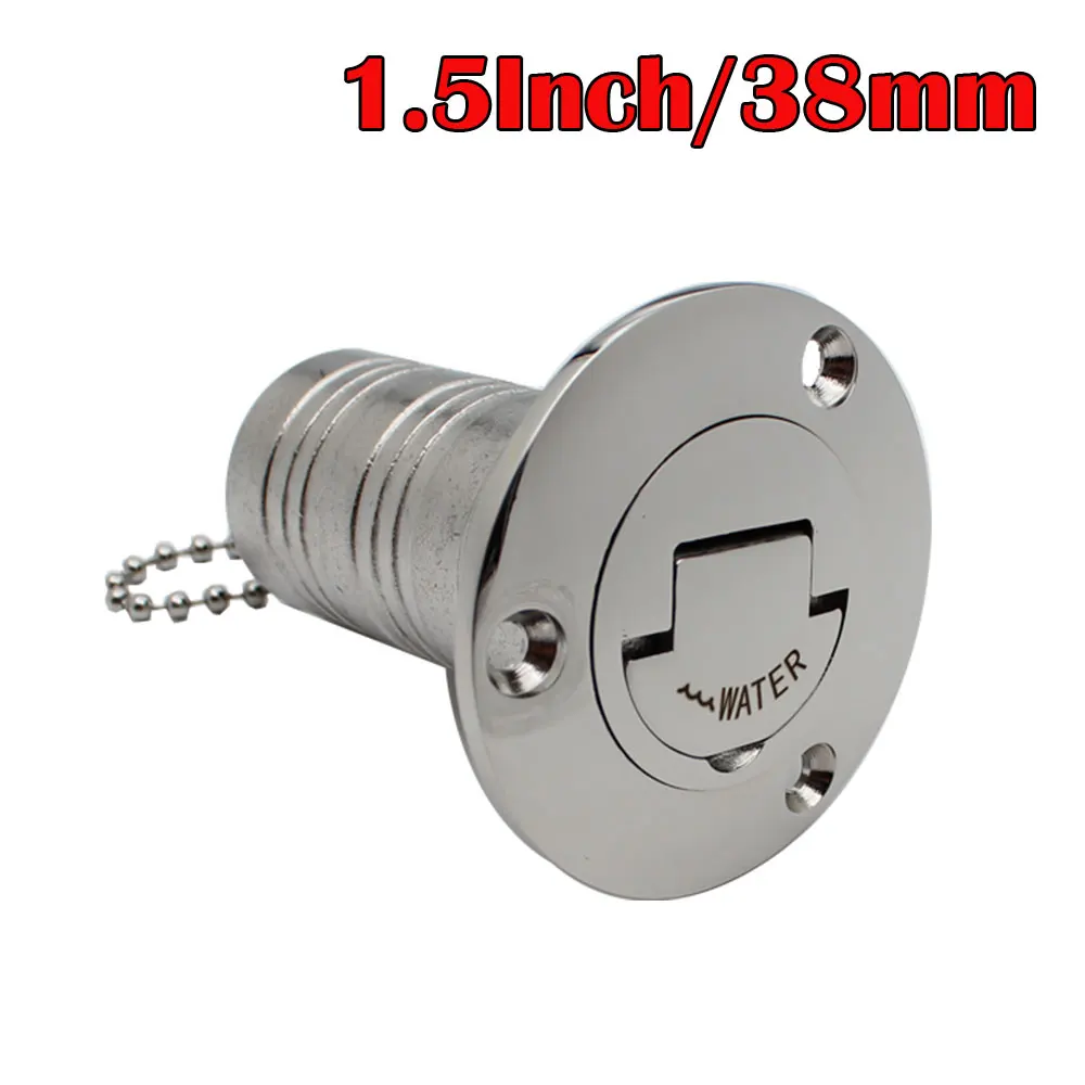 Nieuwe Rvs 316 Dekvuller GAS DIESEL BRANDSTOF AFVAL WATER 38mm 50mm Spiegel Polish Marine Boot hardware Dek Vuldop