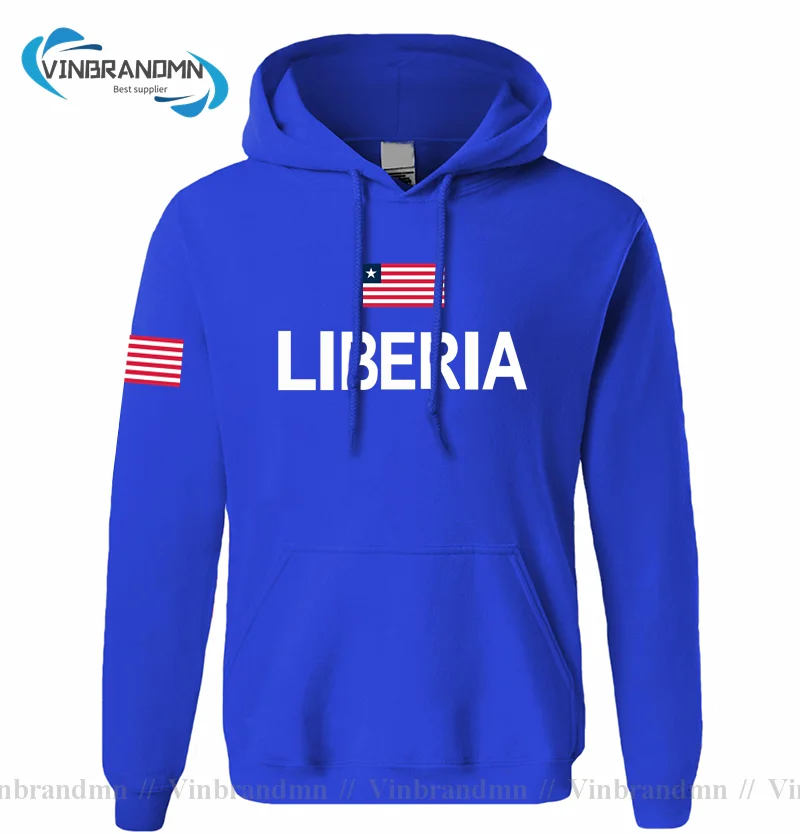 Liberia Liberian LR LBR Mens Hoodie Pullovers Hoodies Men Sweatshirt Newest Streetwear Clothing Nation Flag Sportswear Tracksuit