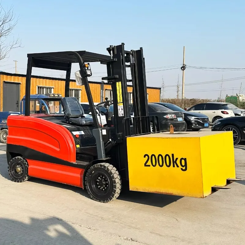 Customized Powerful 2 Ton Electric Forklift 13kW Motor Lithium-Ion Battery 2200kg Capacity 3-9m Lifting Height For Warehouse