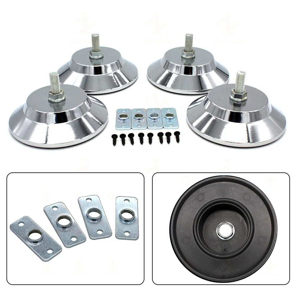 Table Stabilization 5.12 Inches Diameter Billiard Table Levelers Adjustable Leveling Risers For Tables For Pool Tables