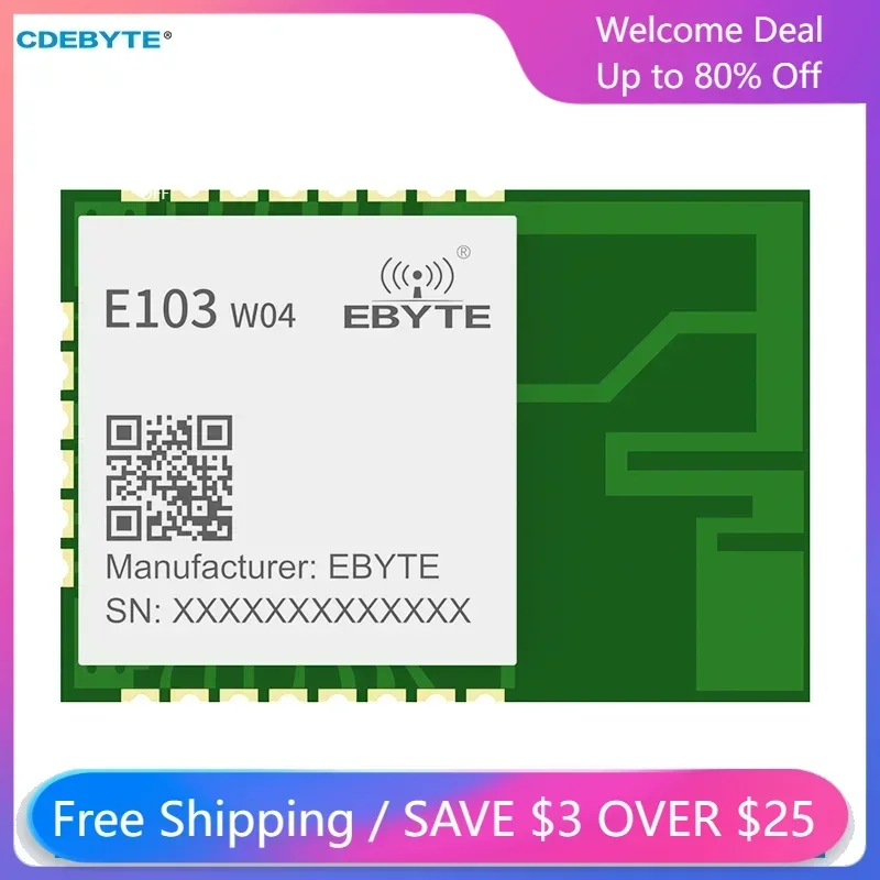 와이파이 UART 모듈 모드버스 IoT 게이트웨이 직렬 포트, 스마트 홈용, CDEBYTE E103-W04 TCP UDP MQTT HTTP 20dbm 장거리 70m