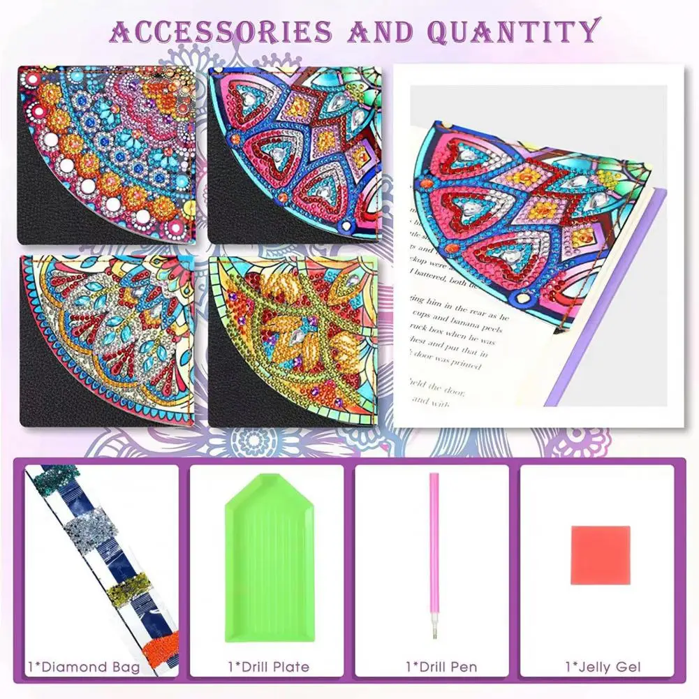 Diamond Painting Bookmark Colorful Diamond Painting Bookmark Colorful Flower Diamond Painting Bookmarks Diy Crafts for Book