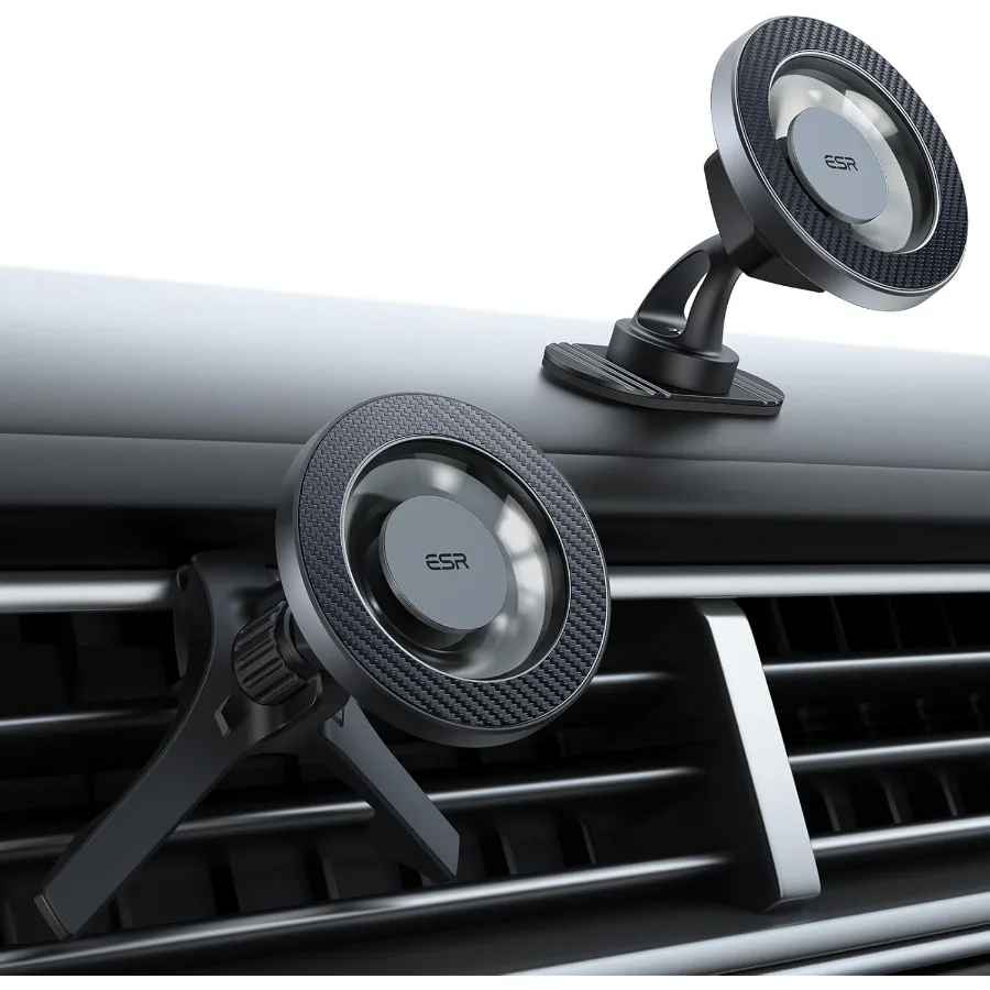 

MagSafe Car Mount with Strong Magnets for iPhone 17 16 15 14 13 12 and Galaxy S25 Pixel 10 Air Vent and Dashboard Magnetic