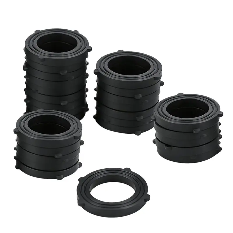 Fits All Standard 3/4 Inch Garden Hoses And Faucet Fittings 50 Pack Garden Hose Washers In Black Rubber Leak-Proof