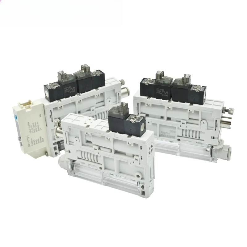 

Integrated vacuum generator, integrated energy-saving with digital display