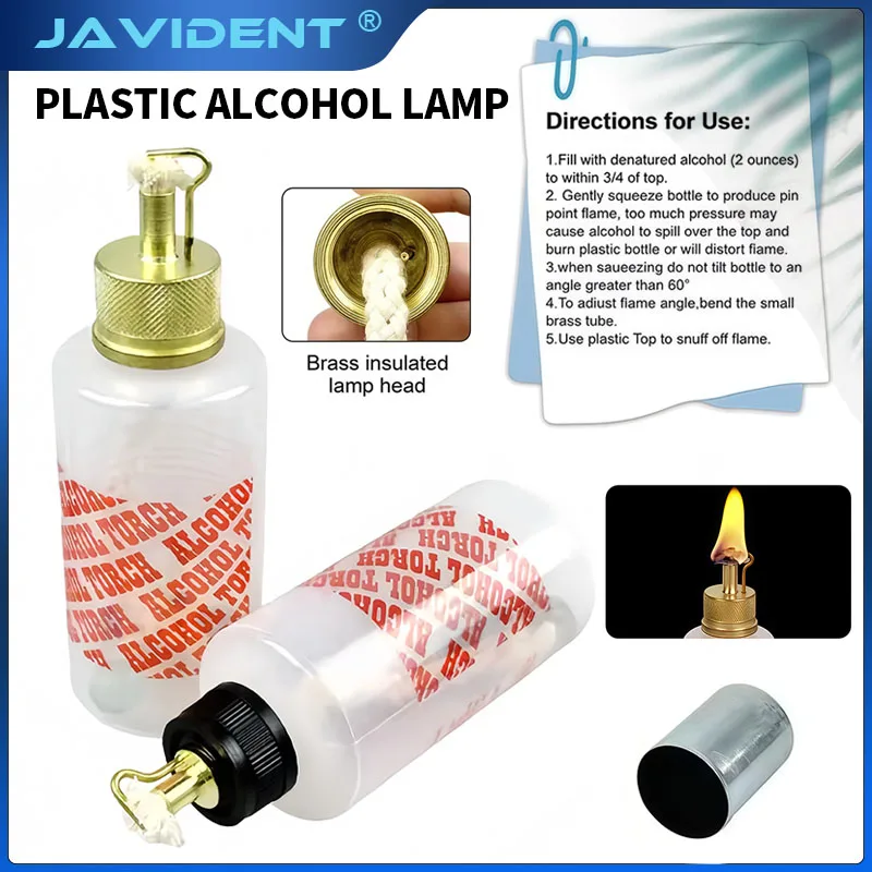 1PCS Dental Plastic Alcohol Burner Lamp fit for Mud sculpture Clcohol Lamp Laboratory  Heating Sculpture Dental Laboratory Tools
