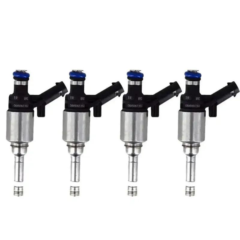 High Performance：4Pcs New Fuel Injector 06H906036G 0261500076 for A3 A4 A5 A6 A8 Q3 Q5 TT 2.0 TFSI Quattro 2004-2017