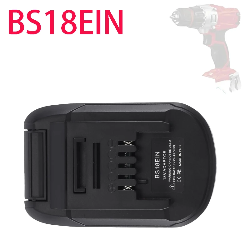 For Einhell Lithium Electric Tools BS18EIN Battery Adapter Converter,for Bosch 18V Lithium-ion Battery BAT618 BAT609 BAT618G