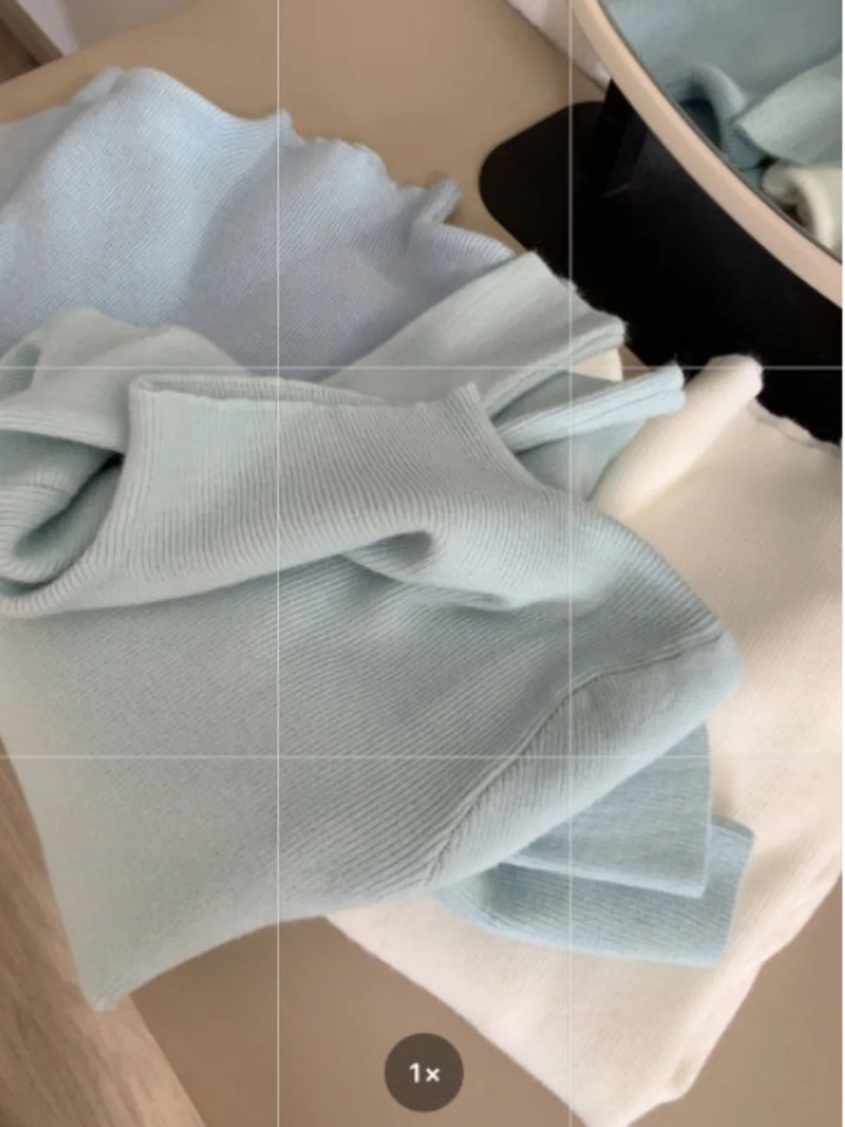 

Медленно-синяя трикотажная основа irt f Внутренняя одежда с высоким воротником для осенне-зимнего сезона Полиэфирное волокно Slim Fit Корейский Sl...