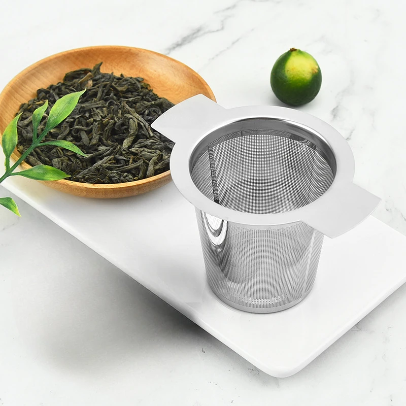 Tea Infuser Teapot Tray Spice Tea Strainer Stainless Steel Coffee Filter Teaware Accessories Kitchen Tools Infusers Tea Leak