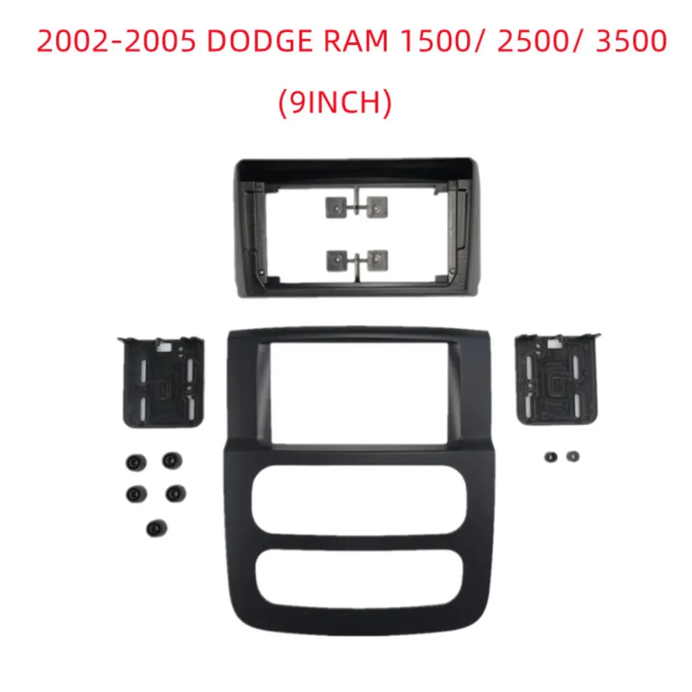 

For2002-2005 DODGE RAM1500/2500/3500 Car RadioStereo Fascia Frame Panel Trim Covers 9''Kit Automotive Tools Only Frame Auto Part