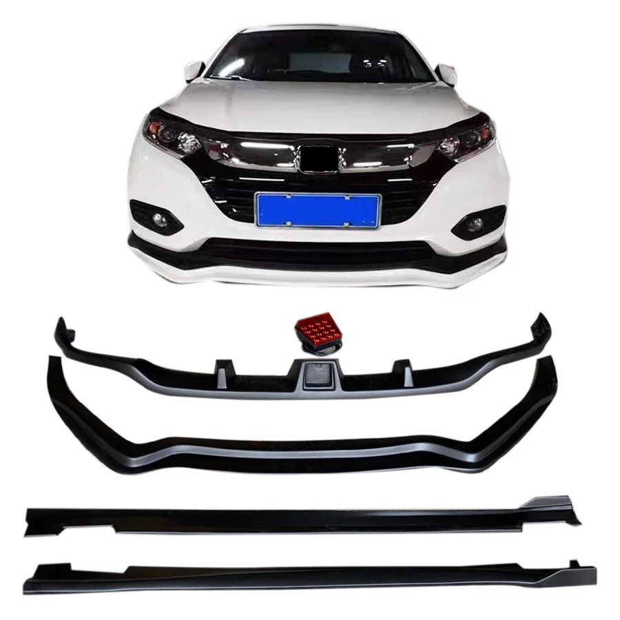 

Car Body Kits for 2015-2019 Honda Vezel HRV Upgrade RS Style Car Bumper Lips Front Lip Rear Lip Side Skirts ABS High Material