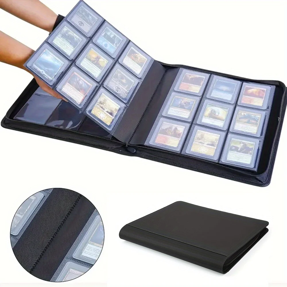 album-per-carte-in-pu-di-grande-capacita-con-288-tasche-e-cerniera-per-la-conservazione-a-lungo-termine-di-carte-sportive-e-da-collezione-per-collezionisti