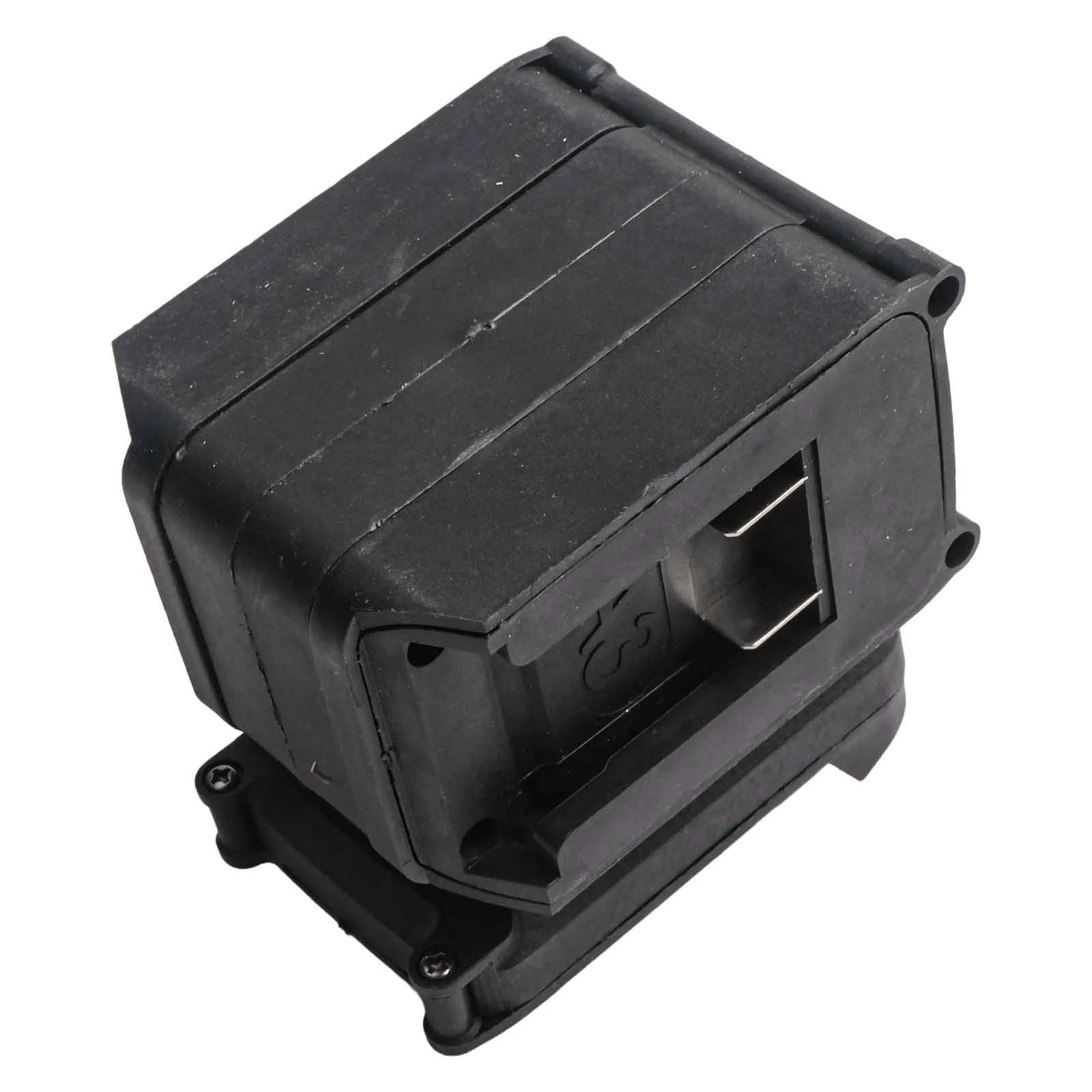 For DIY Projects Battery Converter Dual Battery Charger Plastic And Metal Material Black Color Easy Installation