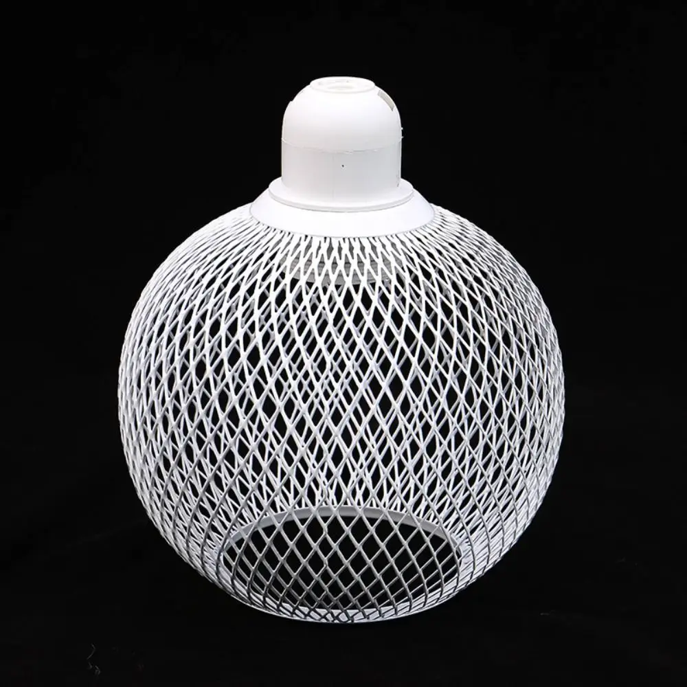 Iron Pendant Lamp Shade Mesh Ball Hollow Out Lamp Covers Creative Classic Chandelier Lampshade Shell Restaurant