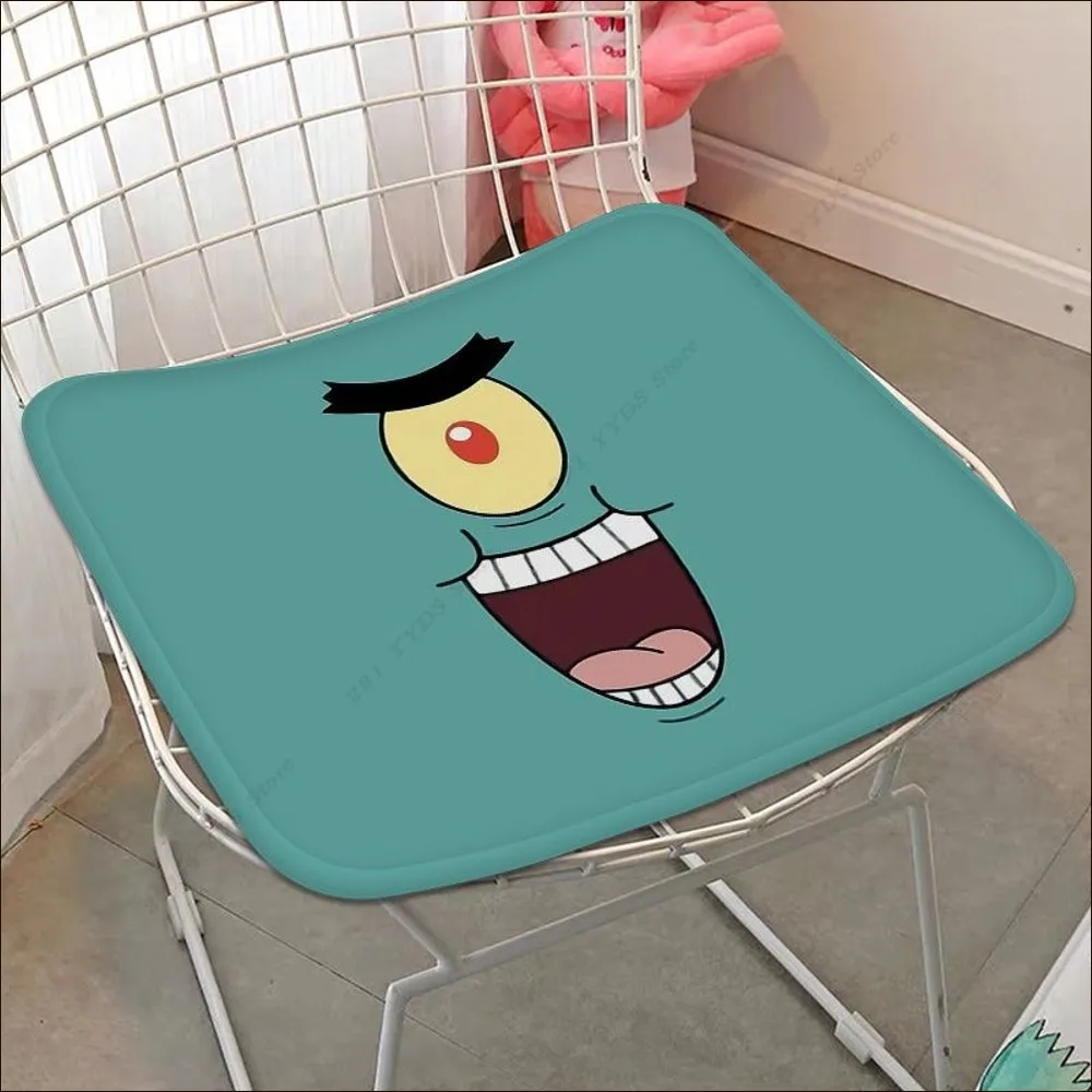 Cartoon S-SpongeBobS Cushion Mat European Chair Mat Soft Pad Seat Cushion For Dining Patio Home Office Sofa Decor Tatami