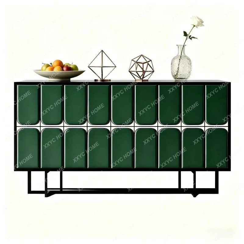 XXModern simple paint side cabinet large-capacity locker against the wall