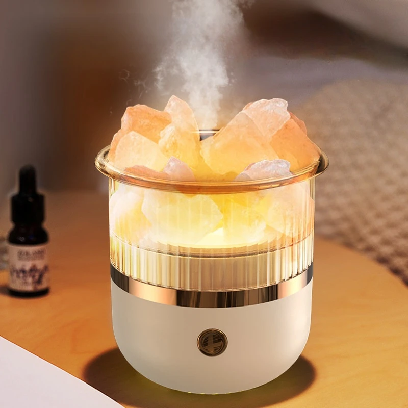 

Crystal Stone Ultrasonic Air Humidifier With Colorful LED Light USB Electric Essential Oil Diffuser Aromatherapy Aroma Diffuser