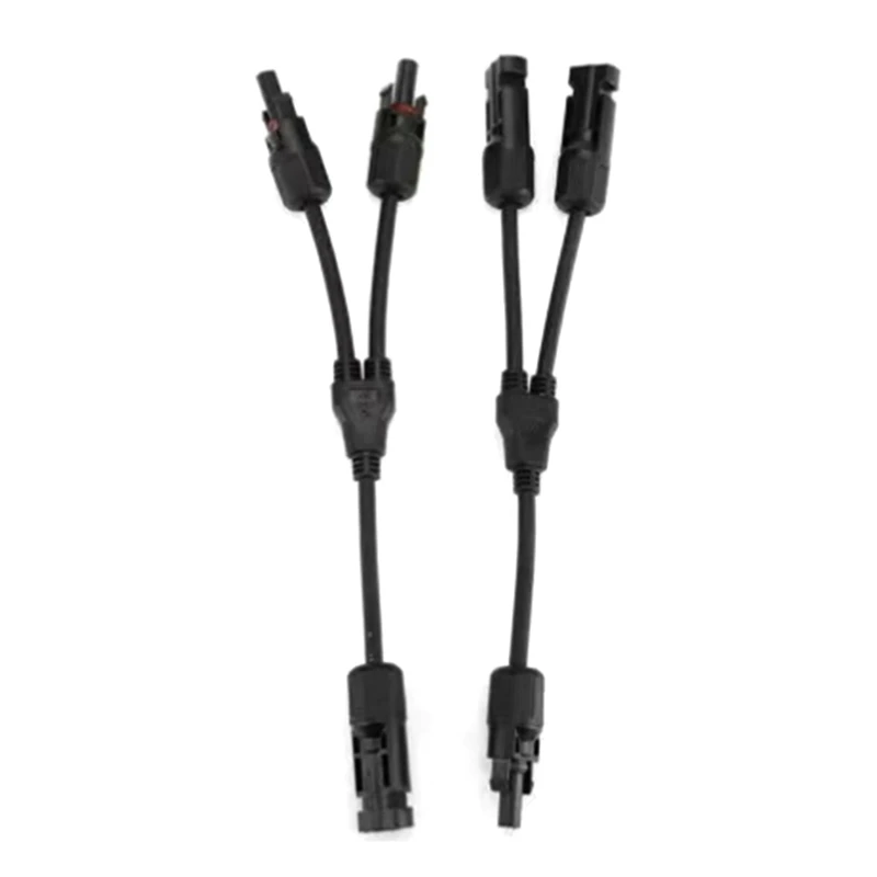 Y-образные параллельные соединители для солнечных батарей с кабелем-адаптером PV, набор инструментов для солнечных панелей (M/FF + F/MM)