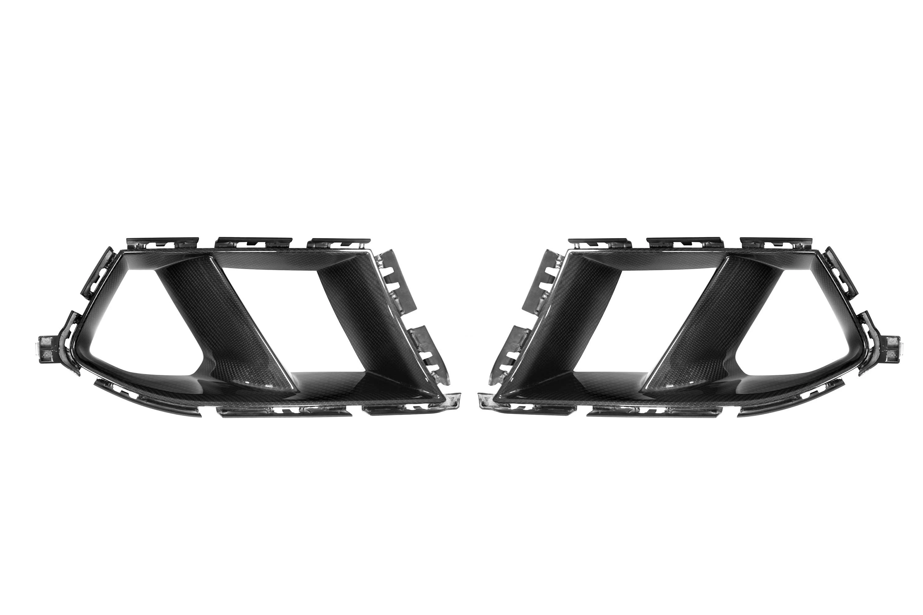 M3 M4 Real Dry Carbon Fiber Front Bumper Air Intake Cover Trim For Bmw G80 G81 G82 G83 Sedan Coupe Real Dry Carbon Fiber Canards