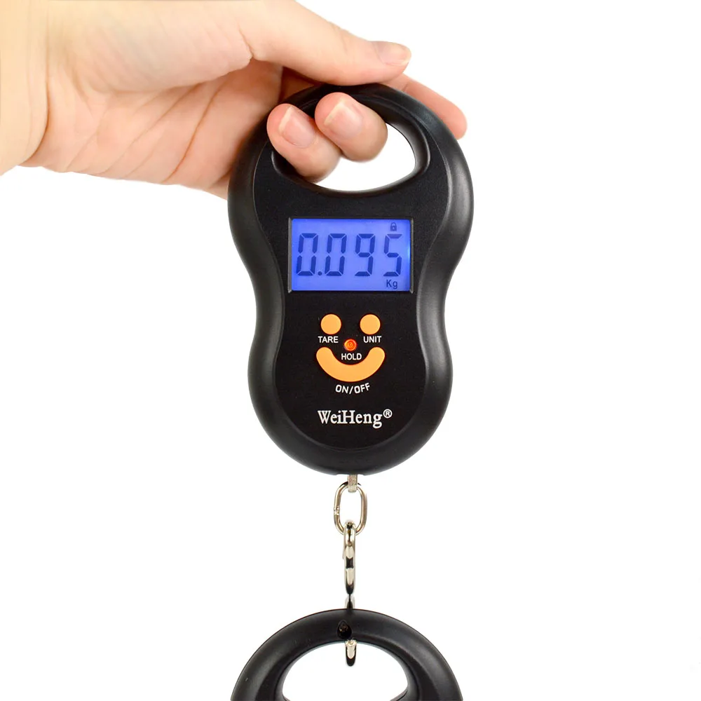 

Scale 50kg /5g Hanging Scale Digital Scale For Fishing Weights Pocket Portable Scale Luggage Scales