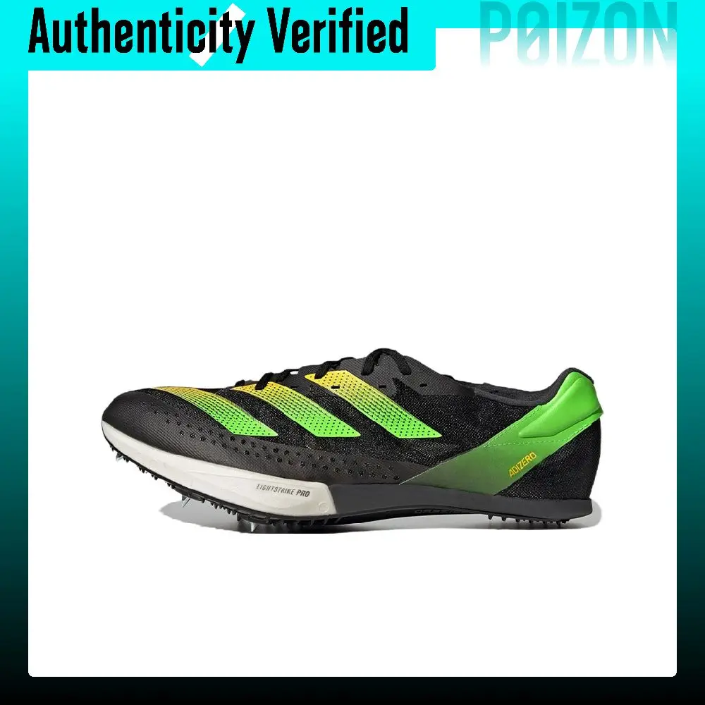Adidas Adizero Prime Running Shoes Unisex Low-top Black/Green HR0225