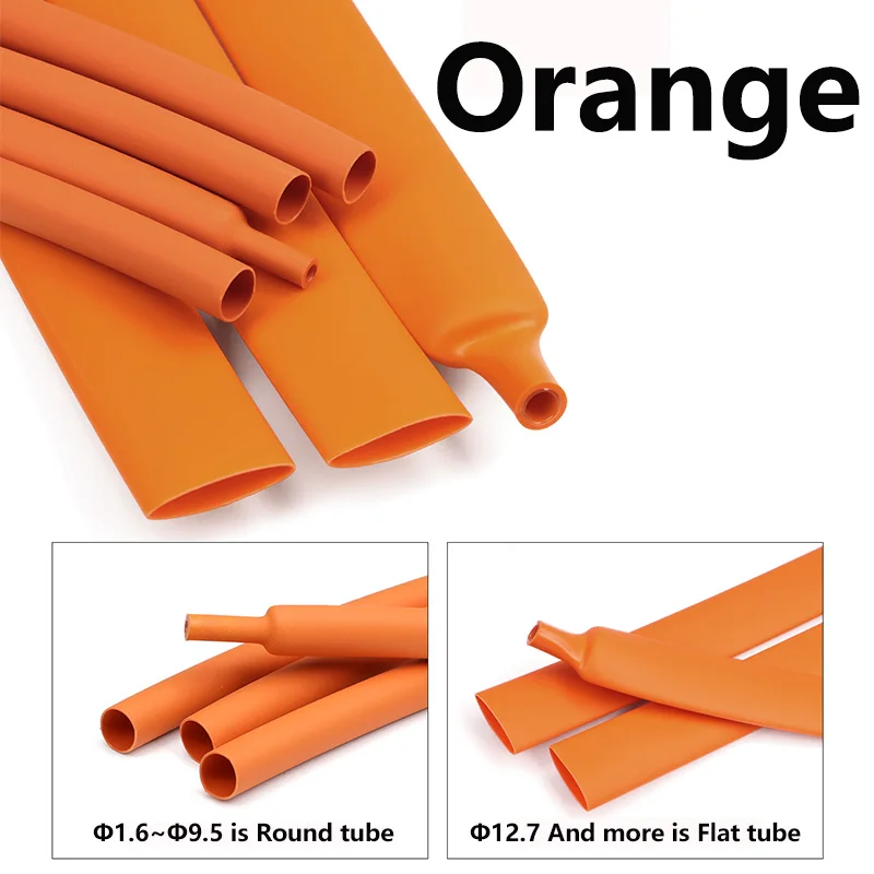 3 meter 3:1 krimpkous met lijm Kleurrijk 1,6-50 mm dubbelwandig, met lijm bekleed polyolefine krimpkous ﻿ Kabelbeschermhoes