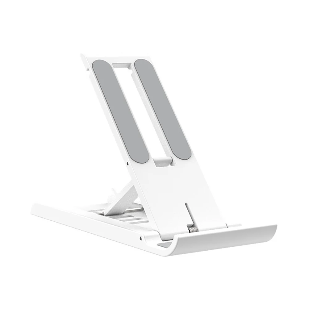 Cell Phone Stand, Portable Foldable Desktop Cell Phone Holder, Adjustable Universal Multi-Angle Cradle For Desk