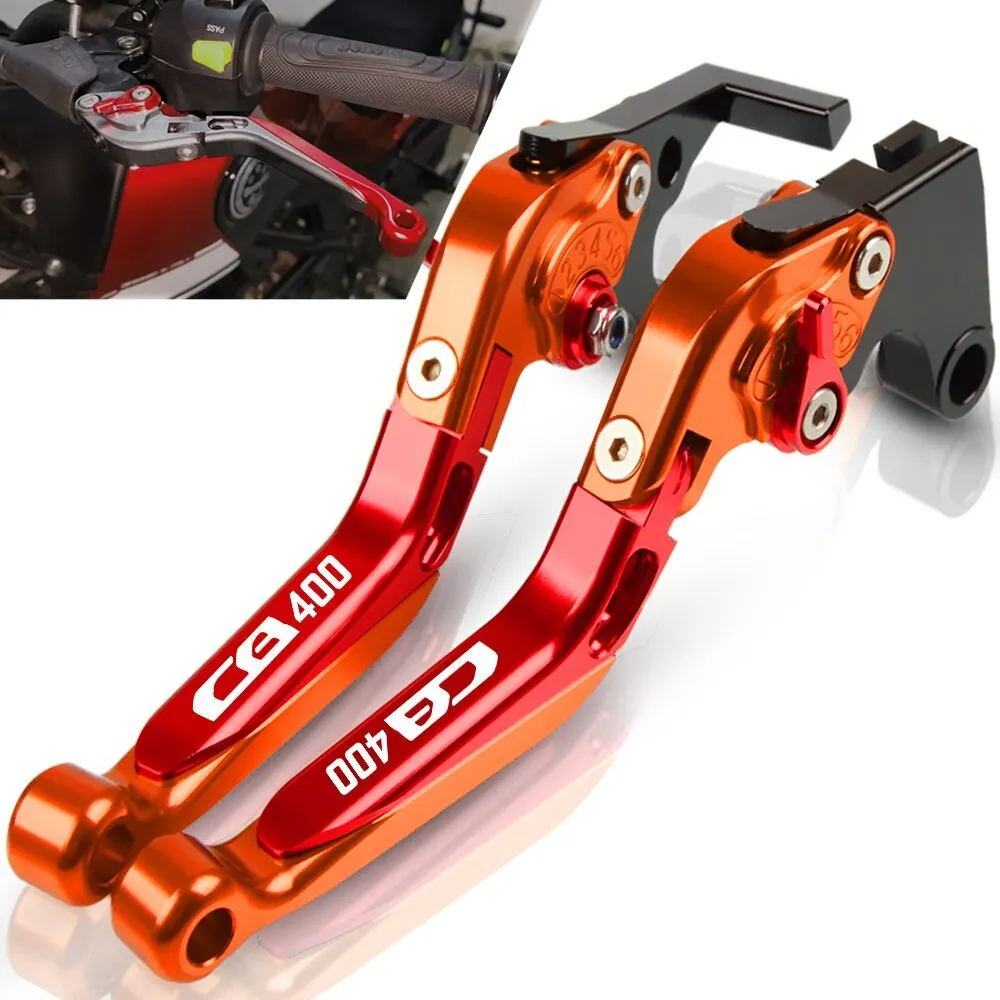 For HONDA cb400 CB400SF 1992 1993 1994 1995 1996 1997 1998 Motorcycle CNC Adjustable Extendable Brake Clutch Levers Adapter