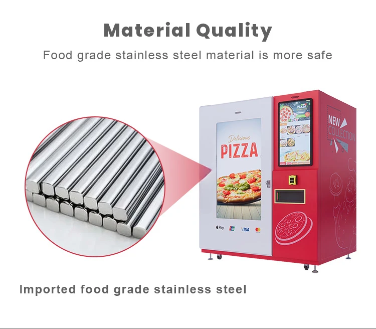 YG Automat The Food Making Vending Machines Distributeur Pizza Hot Food Fully Automatic Pizza Vending Machine Self-service