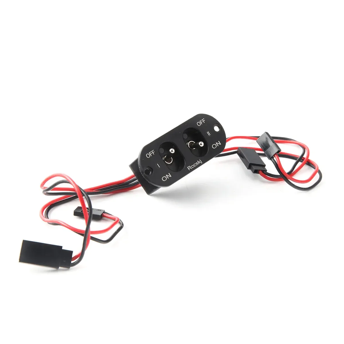 Rccskj RC Avião Carro Interruptor de carregamento duplo de corrente pesada para conector FUTABA/JR