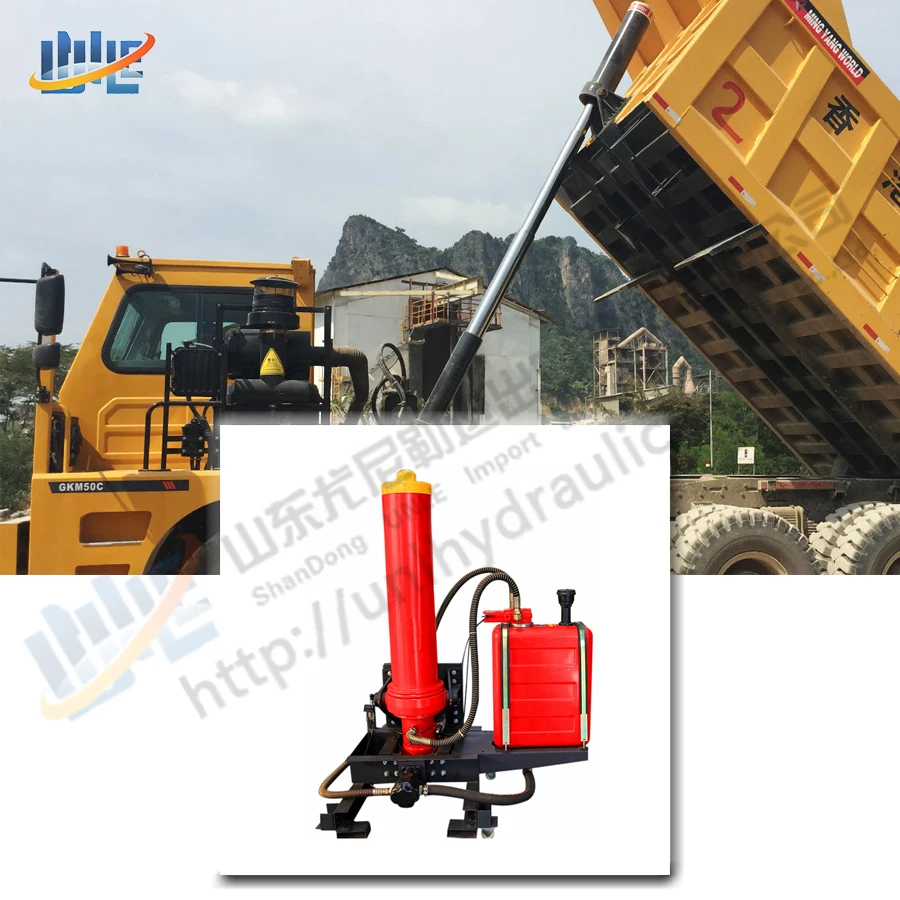 

Front End Lifting FC FE Jacking System Telescopic Hydraulic Cylinder for Rear Tipping Vehicles