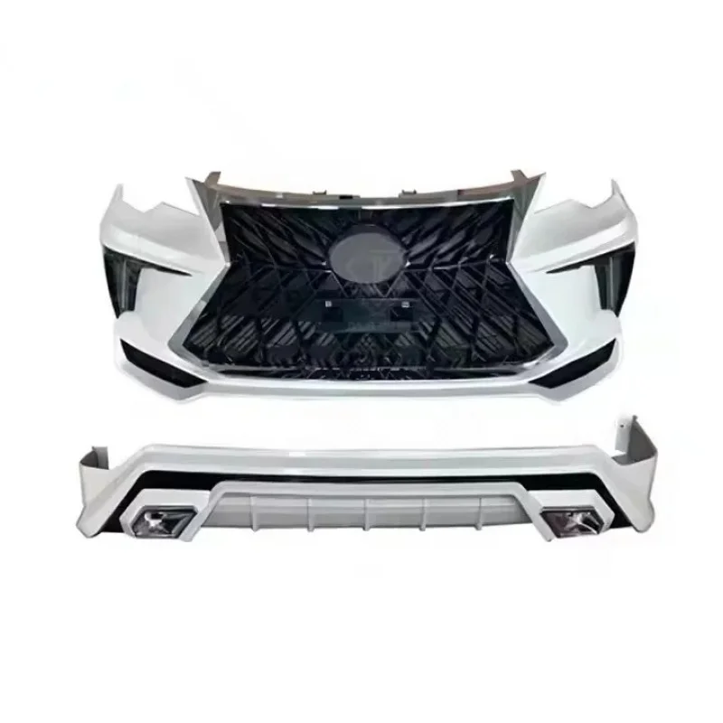 

2021 for LX Style Bodykit Front & Rear Bumper Body Parts Set Modified Car Accessories for 2014-2020 for Fortuner