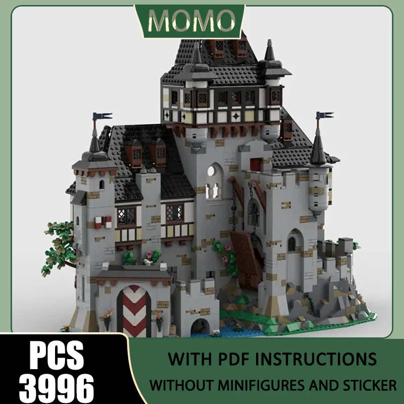 

Medieval Model Moc Building Blocks Castle Model Technology Brick DIY Assembly Famous Scene Construction Holiday Gifts Toy