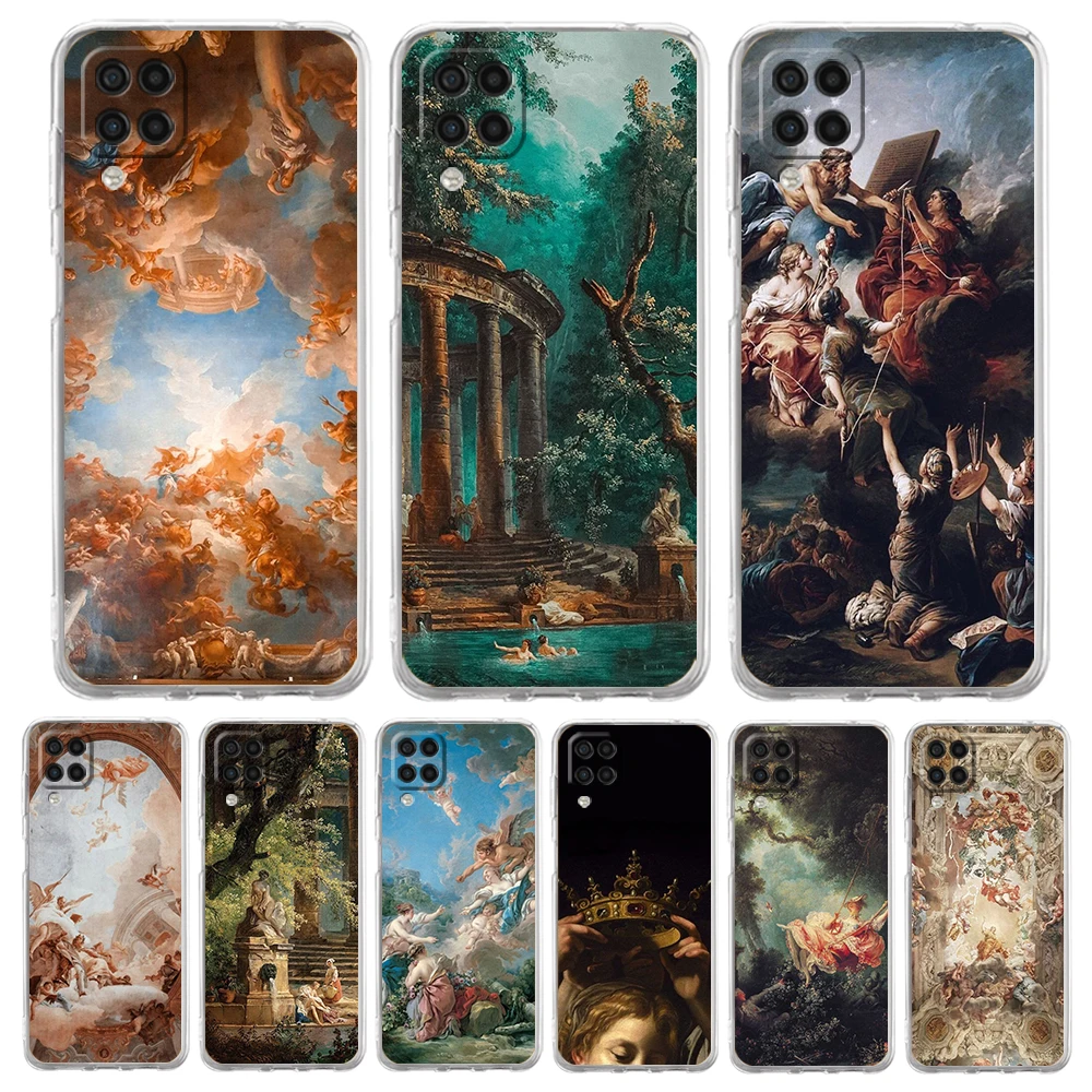 

Classical Aesthetic Art Phone Case for Samsung Galaxy A13 A22 A32 A52 A53 A72 A51 A71 A11 A31 A41 A01 A21S 5G Transparent Shell