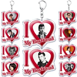 Popular Singer I Love My Boyfriend Band Alex Turner Keychain for Women Key Chain Ring Keychains Custom Jewelry Fans Gifts