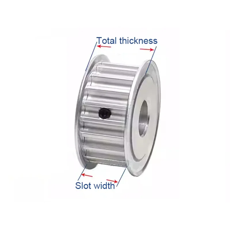 1Pcs 8M TimingTwo-Side Flat Synchronous Pulley Synchronous Timing Pulley Bore 26 Tooth~40 Tooth Bore 8mm~20mm