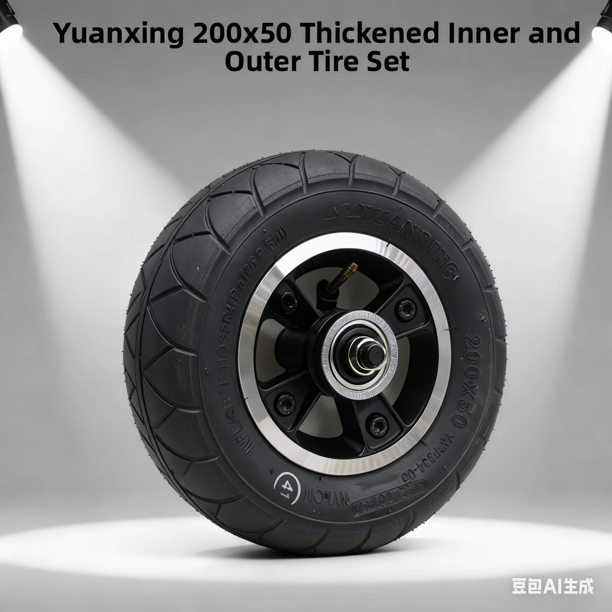 

200x50 Scooter Solid Tires Rubber Explosion Proof Anti Puncture Filled Tire For 8 Inch Electric Scooter Tyre Replace Accessories