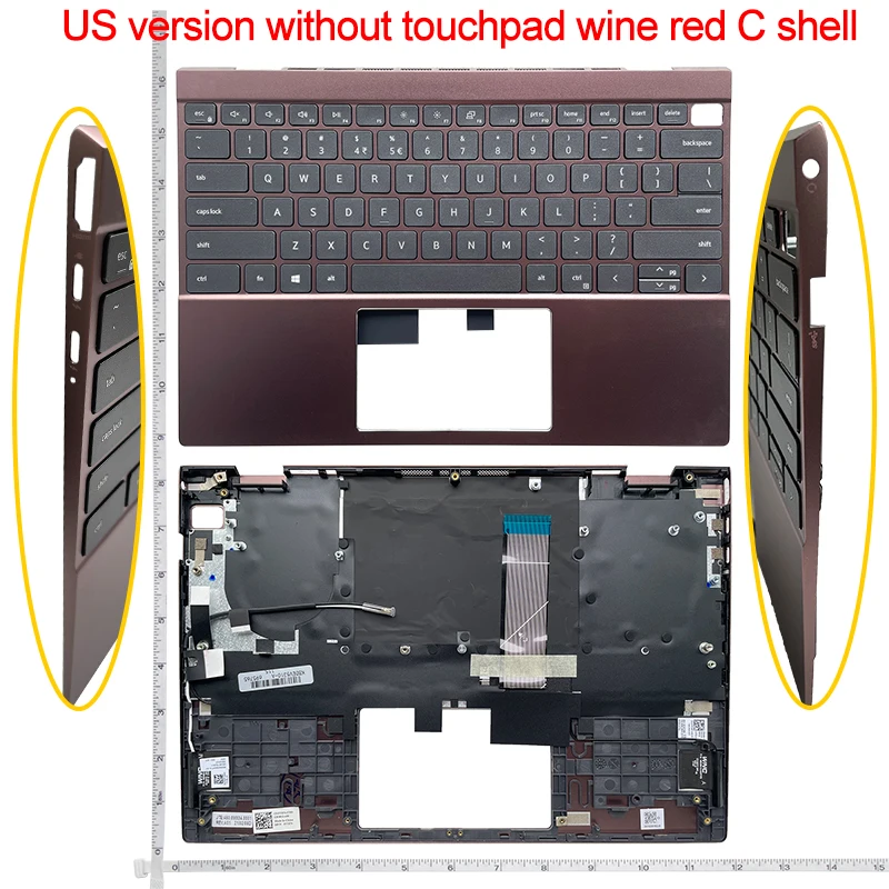 US Laptop Keyboard For DELL Vostro V5310 5310 0VVH76  English With C shell