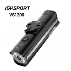 IGPSPORT-Smart Bike Front Light, 1200 Lumen, MTB, Road Bike Lâmpada, Farol, Ciclismo Lanterna, Lanterna, Acessórios de Bicicleta, VS1200